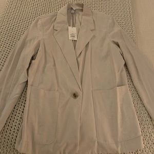 NWT A New Day Linen Blazer Beige Size Large